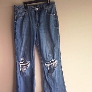 Ashley Mason Distressed Blue Jeans